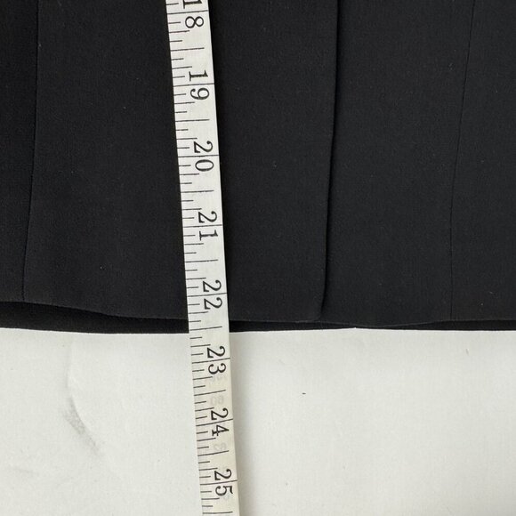 Kasper Two Piece Black Skirt Suit Set Formal Evening Satin Cocktail Party Sz 2P - Picture 9 of 14